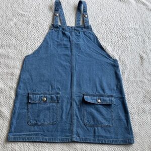 Sky Blue Classic Blue Denim Dress Overall Sz XL